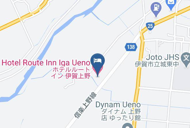 Hotel Route Inn Iga Ueno Map