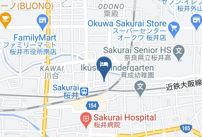 Route Inn Sakurai Ekimae Hotel Map