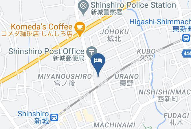 Shinshiro City - Route Inn Shinshiro Hotel Maps
