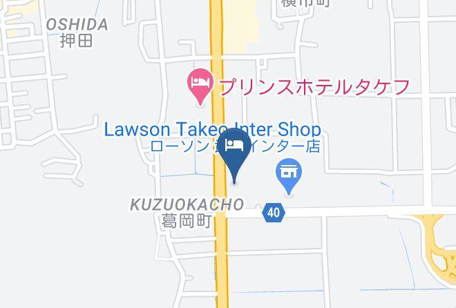 Echizen City - Route Inn Takefu Inter Hotel Maps