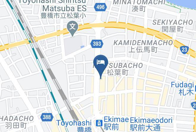 Toyohashi City - Route Inn Toyohashi Ekimae Hotel Maps