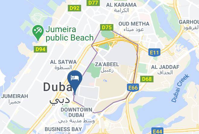 Dubai - Rove Downtown Maps