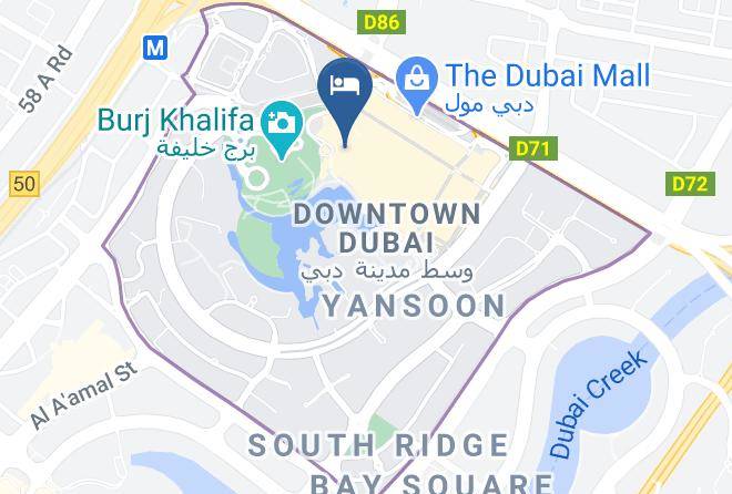 Dubai - Rove Downtown Dubai Hotel L L C Maps