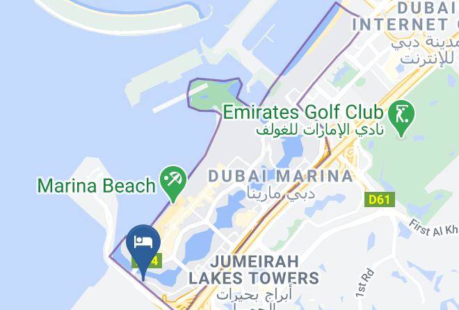 Dubai - Rove Dubai Marina Maps
