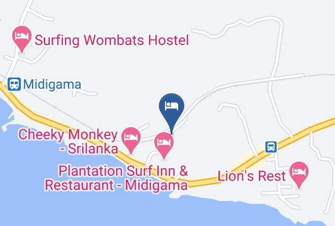 Galle - Rovenluck Eco Cabana Maps