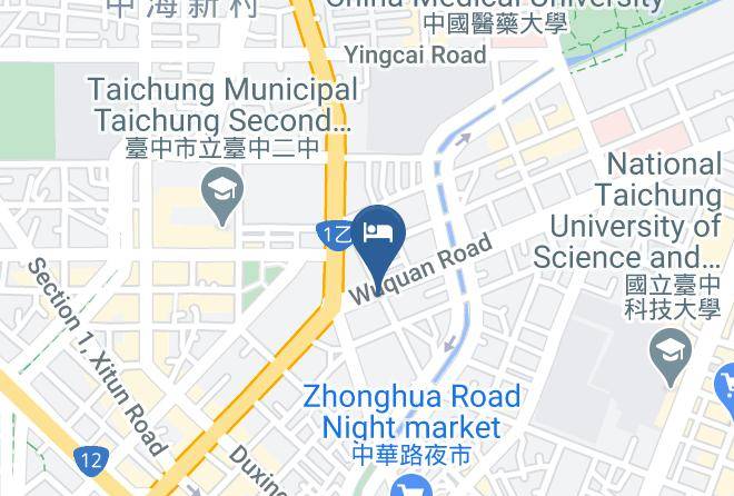 North District - Rover Hotel Taichung Yizhong Maps