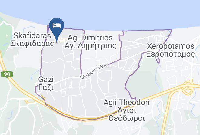 Iraklion - Roxani Hotel Maps