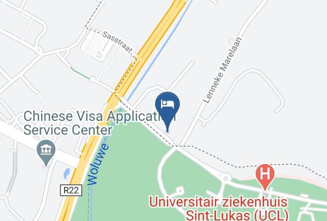 Flemish Brabant - Roxi Residence Brussels Maps