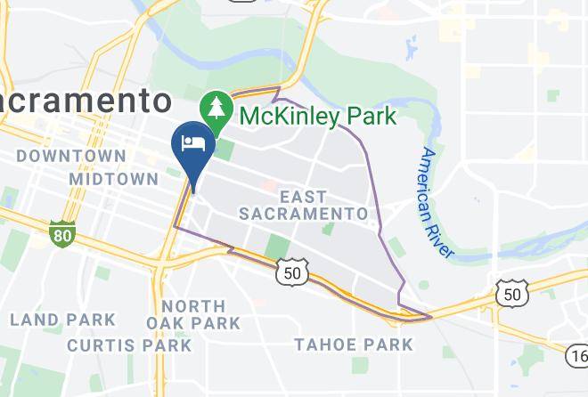 Sacramento - Roy Inn & Suites Sacramento Midtown Maps