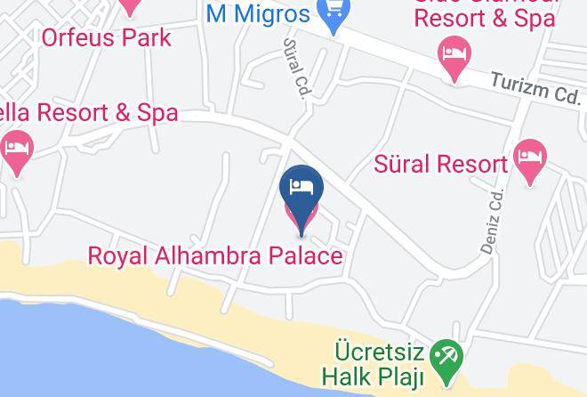 Manavgat - Royal Alhambra Palace Maps