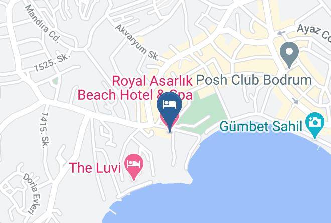 Bodrum - Royal Asarlik Beach Hotel & Spa Maps