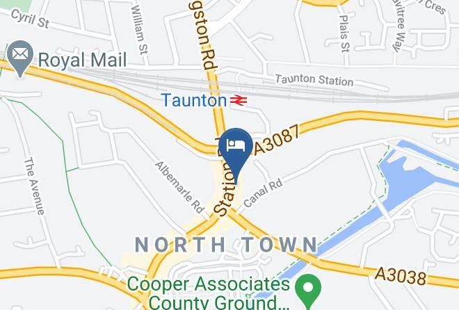 Royal Ashton Town Hotel Map
