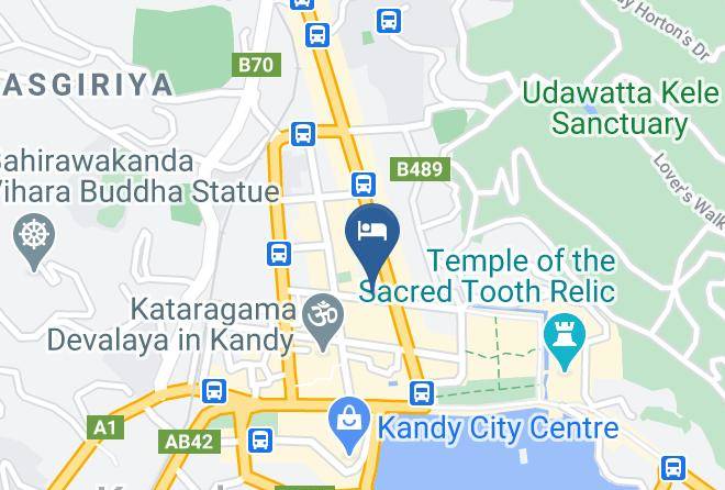 Kandy - Royal Bar & Hotel Maps