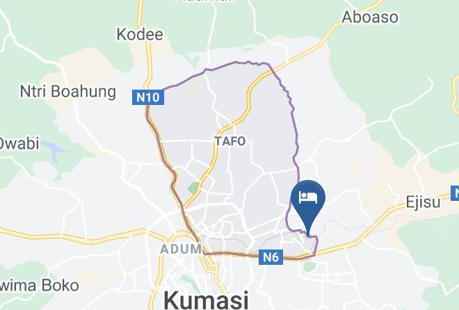 Kumasi - Royal Baron Hotel Maps