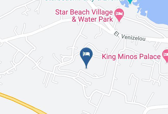 Iraklion - Royal Belvedere Hotel Maps
