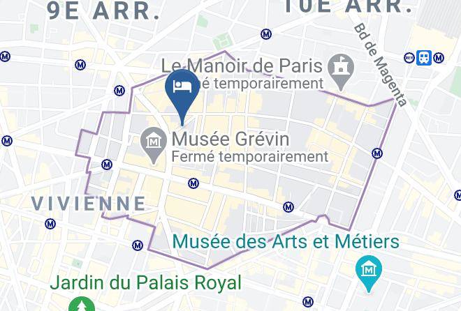Paris - Hotel Royal Bergere Maps