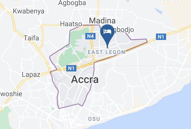 Accra - Royal Beulah Hotel Maps