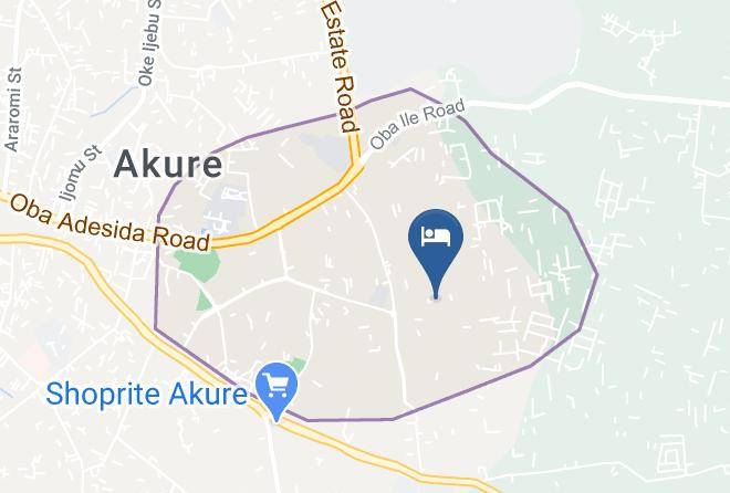 Akure - Royal Birds Hotel & Towers Akure Maps