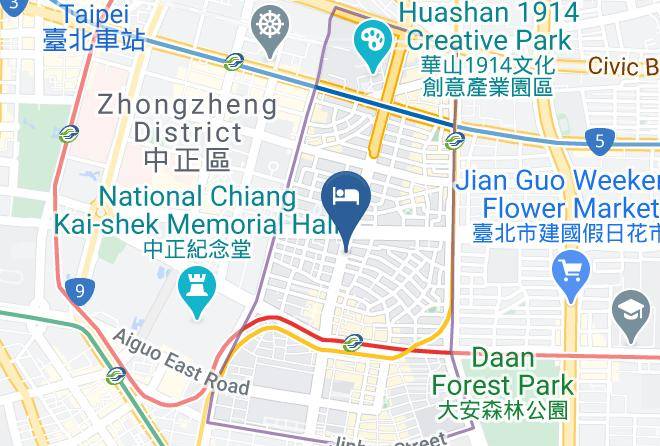 Zhongzheng District - Royal Biz Taipei Maps