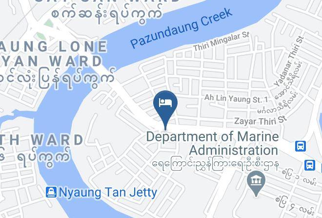Yangon East - Royal Boss Hotel Maps