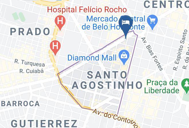 Belo Horizonte - Royal Center Hotel Maps