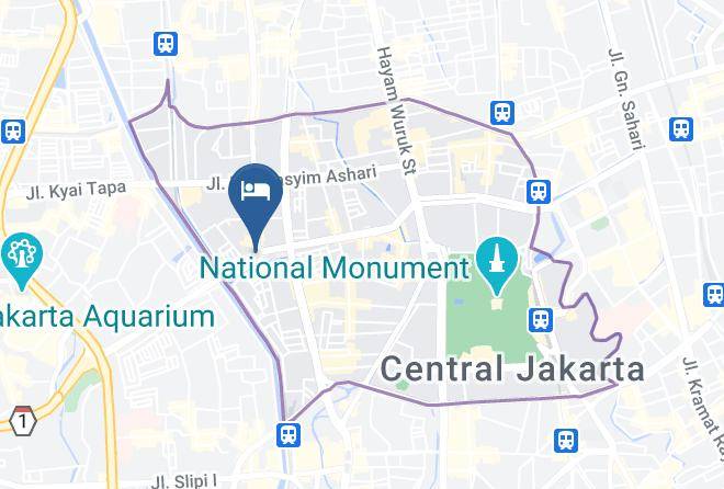 Central Jakarta - Royal City Hotel Maps