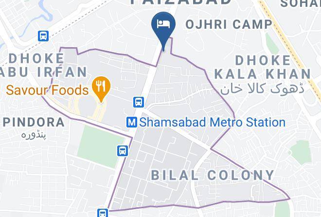 Islamabad - Royal City Hotel Maps