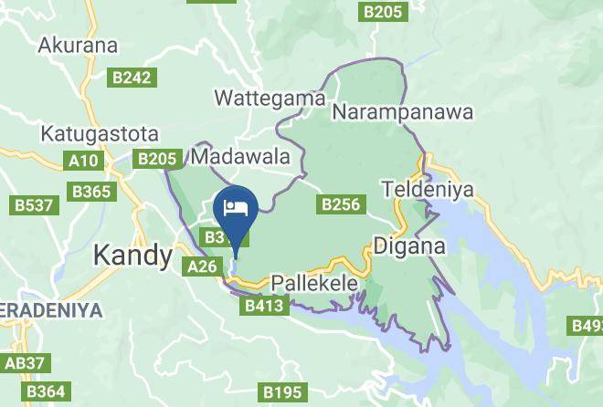 Kandy - Royal Classic Resort Maps