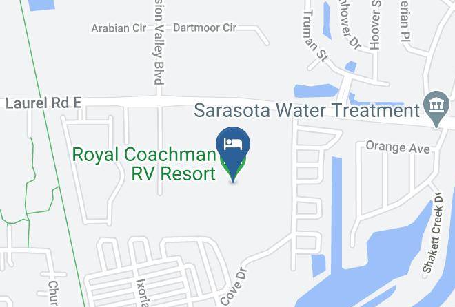 Sarasota - Royal Coachman Rv Resort Maps