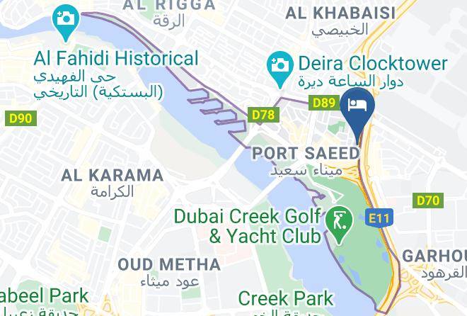 Dubai - Royal Continental Hotel Maps