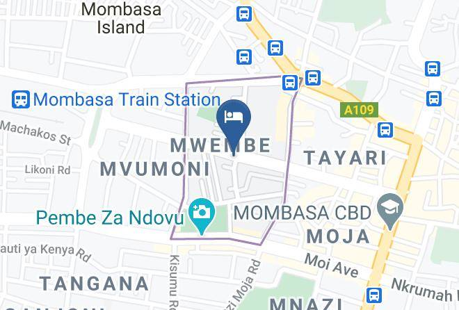 Mombasa - Royal Court Hotel Maps