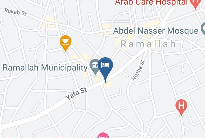 Ramallah - Royal Court Hotel Ramallah Maps