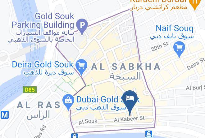 Dubai - Royal Creek Hotel Maps
