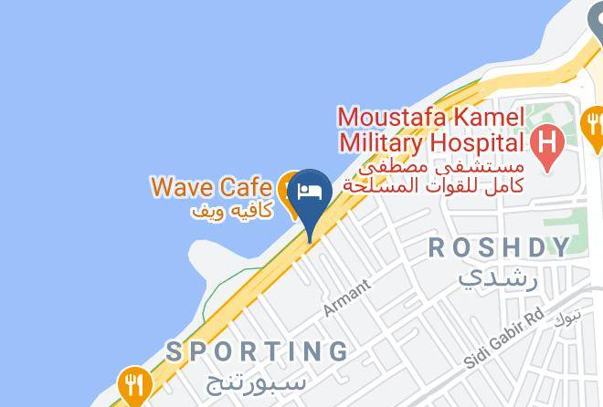 Alexandria - Royal Crown Hotel Maps
