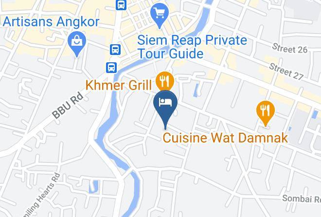 Sakun Angkor Boutique Hotel Karte - Siem Reap - Siem Reab Town