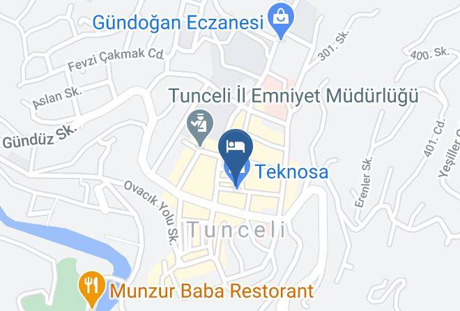 Tunceli Mogultay - Otel Demir Maps