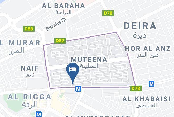 Dubai - Royal Falcon Hotel Maps