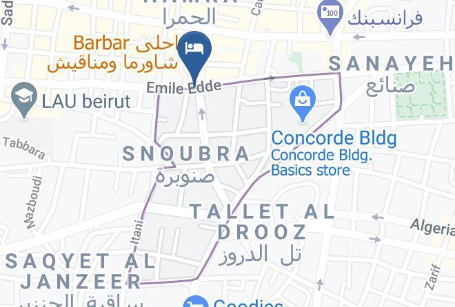 Beyrouth - Royal Garden Hotel Maps