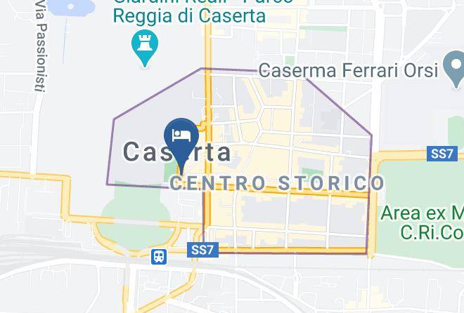 Royal Gardens B&b Caserta Map