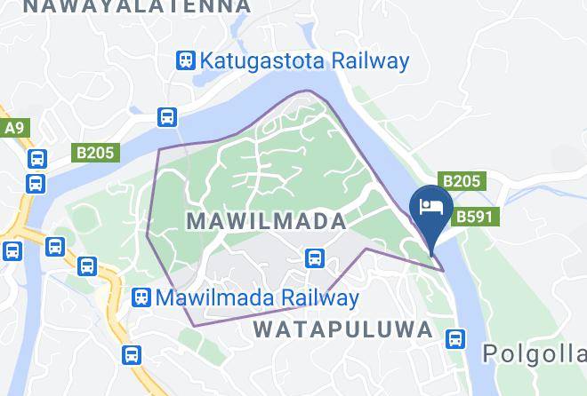 Kandy - Royal Giant Holiday Bungalow Maps