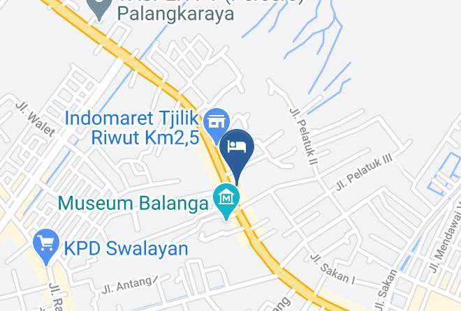 Kota Palangka Raya - Royal Global Hotel Maps