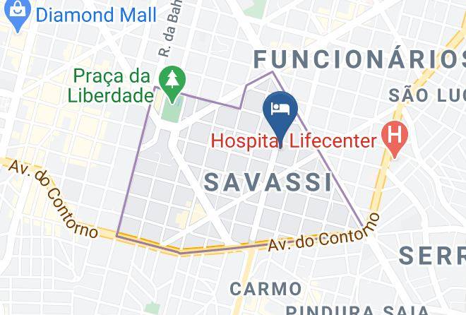 Belo Horizonte - Royal Golden Hotel Maps