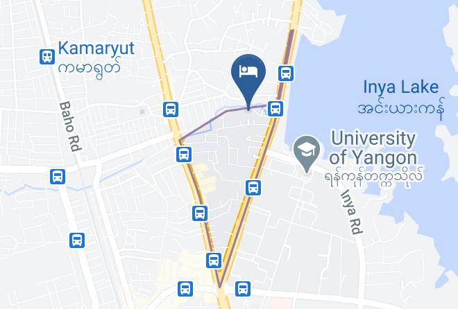 Yangon West - Royal Gt Boutique Maps