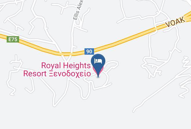 Iraklion - Royal Heights Resort Maps