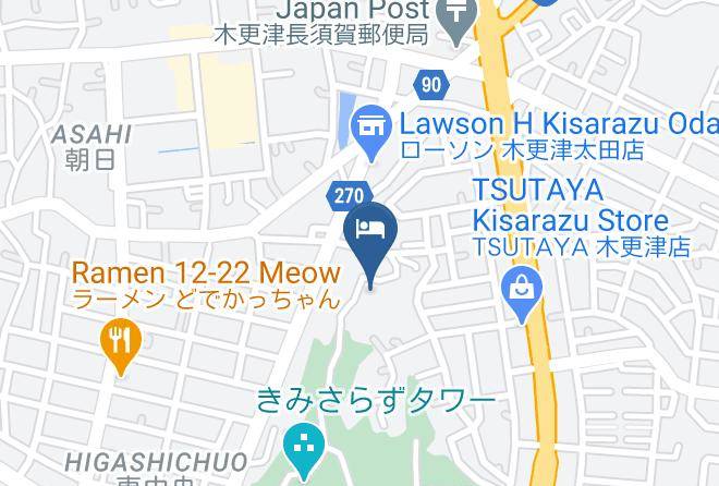 Kisarazu City - Royal Hills Kisarazu View Hotel Maps