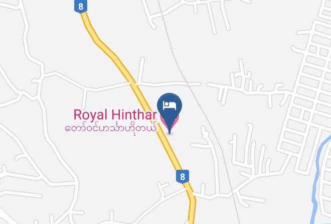 Mawlamyine - Royal Hinthar Hotel Maps