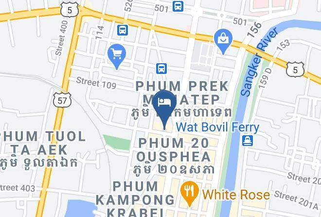 Battambang City - Royal Hotel Maps