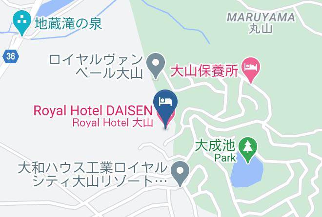 Royal Hotel Daisen Map