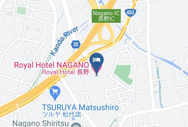 Nagano City - Royal Hotel Nagano Maps