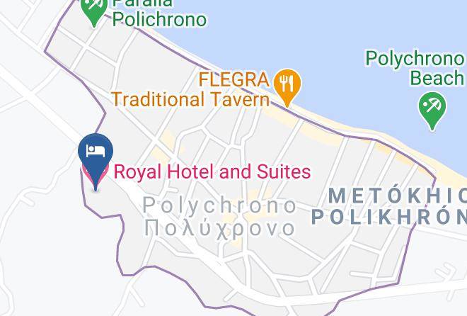 Khalkidhiki - Royal Hotel And Suites Maps